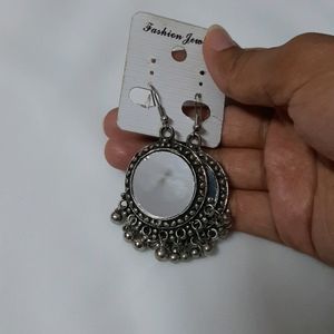 Mirror Earrings- Round