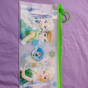 2 Pencil Bags(Plastic Multipurpos Waterproof Pouch