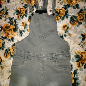 Grey Colour Dungaree