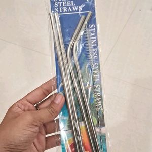 Stainless Steel Straws Never Used