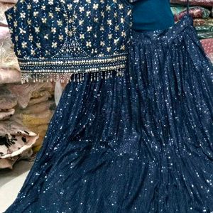 Design Heavy Sequence Work Lehenga Choli