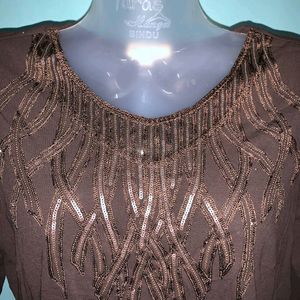 Beautiful Top for women/girls Brown color