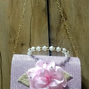 Faith Enterprises Casual Pink Clutch