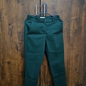 H&M Green Straight Fit Pant