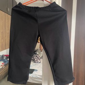 Black Leggings To Wear Under Saree Or Frock