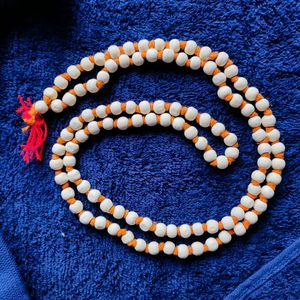 Safed Chandan Jap Mala Rosary With Gomukhi