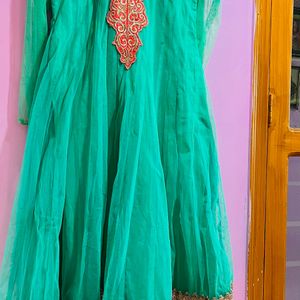 Sea Green Anarkali