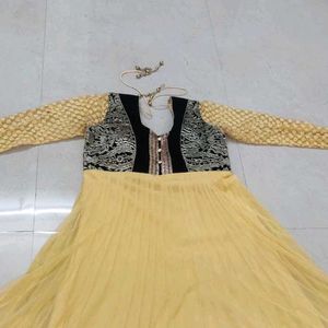 Yellow Anarkali