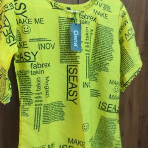 Absolutely Unused Trendy Newsprinted Top