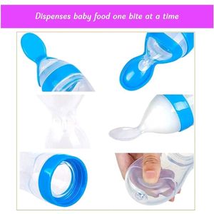 Easy Squeezy Silicone Food Feeder Spoon (Soft Tip)