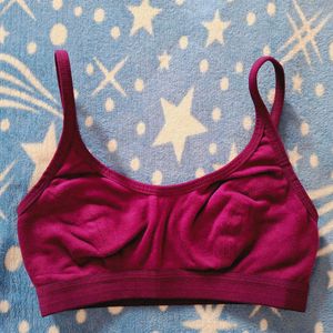 Magenta Pink Sports Bra