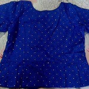 Brand New Mirror Work Fabric Blouse