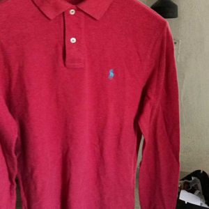 Authentic Slim Fit Full Sleeves Polo Ralph Lauren