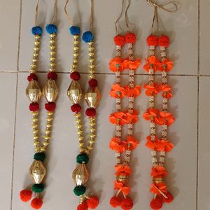 Unused Four Pieces Haar Mala Necklace