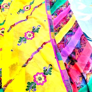 Trendy Multi Colour Saree