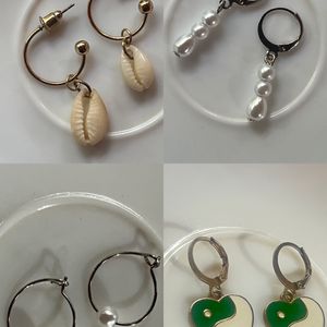 Combo Of 4 Vintage Earrings