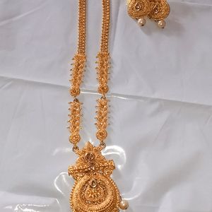 Gold Colour Long Haram