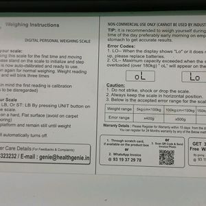 Weight Machine Scale