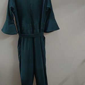 Stylish Dark Green Jumpsuit