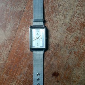 Titan Watch Silver Colour