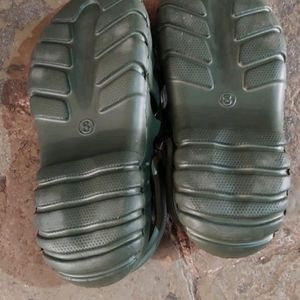 Men's Olive Clogs