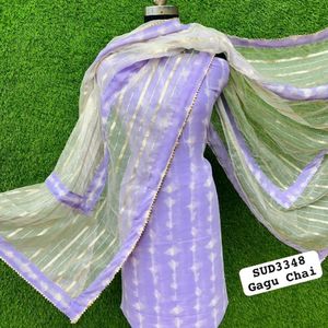 Lavender Color Allover Suit