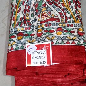 ❗❗FREE❗❗Designer Brand New Matka Silk Saree