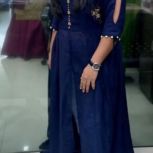 Highlow Slit Cut Gown Cum Sharara