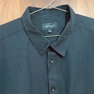 Black Half Shirt - Plus Size