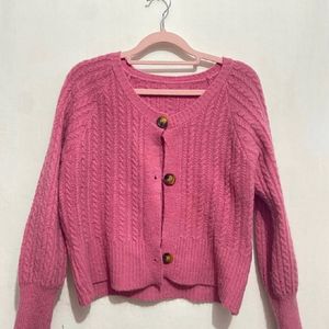 Pink Cardigan