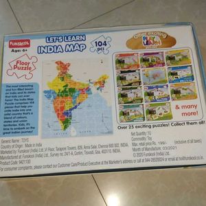 Let's Learn Indian Map Puzzle