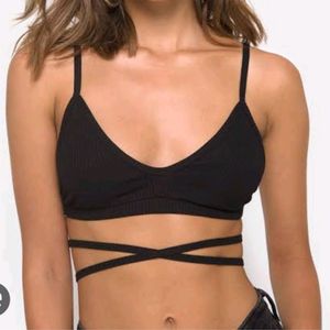 Rib Tie Crop Top