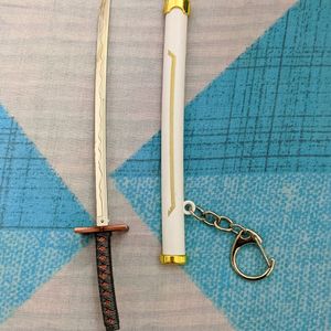 Samurai Katana Keychain (With Scabbard)
