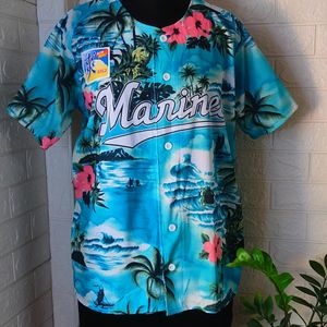 Marrines Chiba Lotte Unisex Beach Shirt 😍