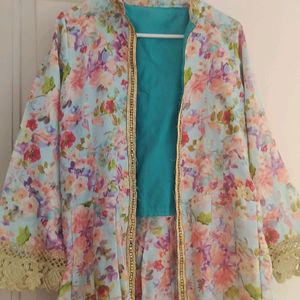 Ethnic Floral Jacket From High End Boutique
