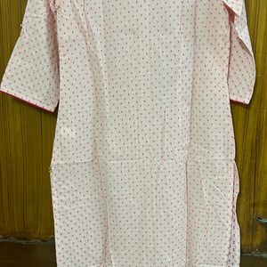 Aurelia Pink Cotton Kurti