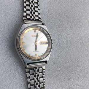 Vintage Allwyn Gold Tone Day-Date Automatic Watch