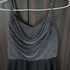 Black party wear dress ONLY CASH