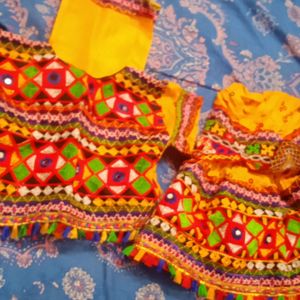 Rajasthani small baby lahenga  choli its a new kne