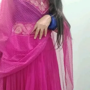 Pink Anarkali Suit