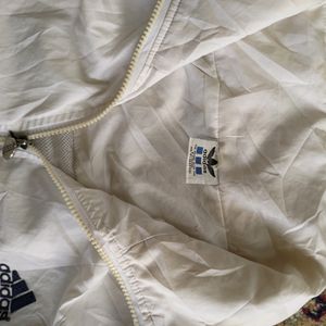 Adidas Windcheater Jacket White