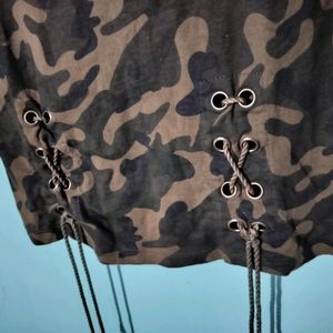 Army Print Camouflage Top 🪖