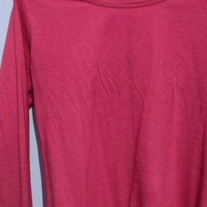 Pink Full Sleeves Top