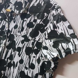 Black Printed Shirt