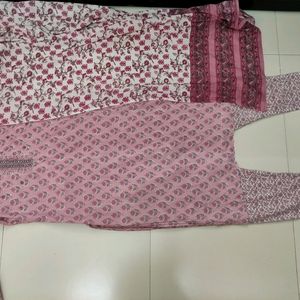 Cotton Kurta Pent Dupatta Set