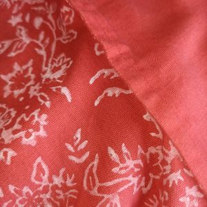 Rangmanch Coral A Line Khadi Cotton Kurta