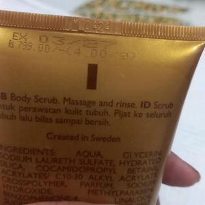 Oriflame Body Cream+ Sugar Scrub  Combo