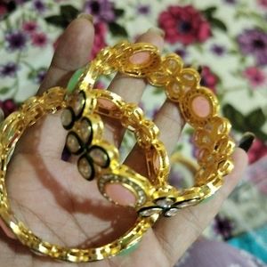 High Gold Bangles