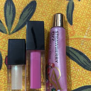 Combo Of 3 Lip Gloss With A Freebie