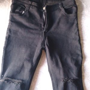 Stretchable Zara Black Jeans